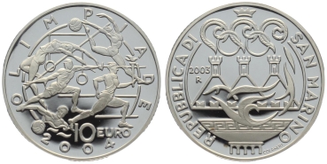 San Marino 10 Euro 2004 - Olympiade
